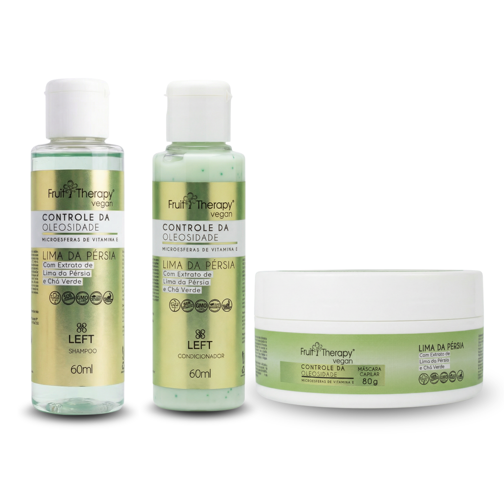 Kit Mini Fruit Therapy Lima da Pérsia Controle da Oleosidade c/ 3 Produtos