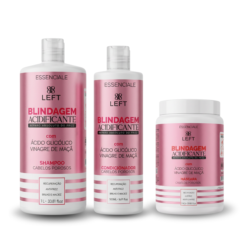 Kit Pack Essenciale Blindagem Acidificante c/ 3 Produtos