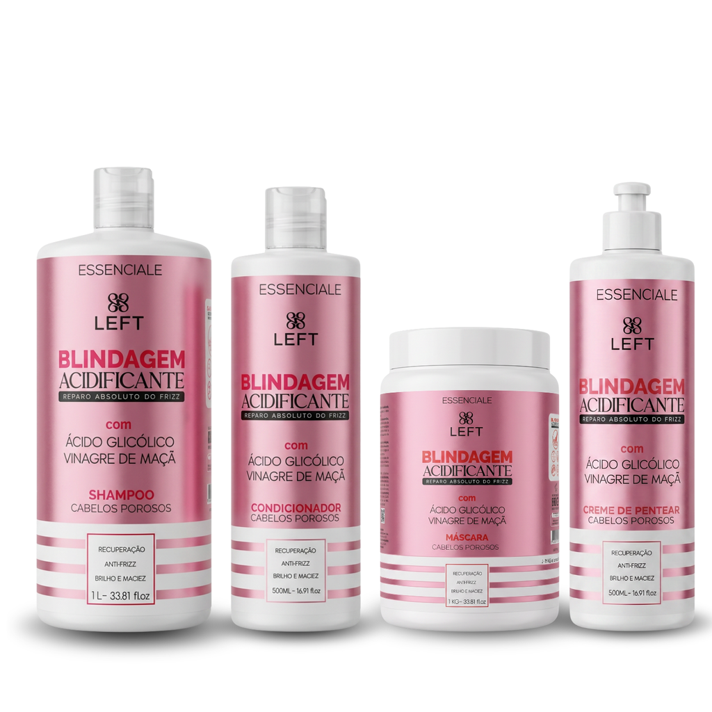 Kit Pack Essenciale Blindagem Acidificante c/ 4 Produtos