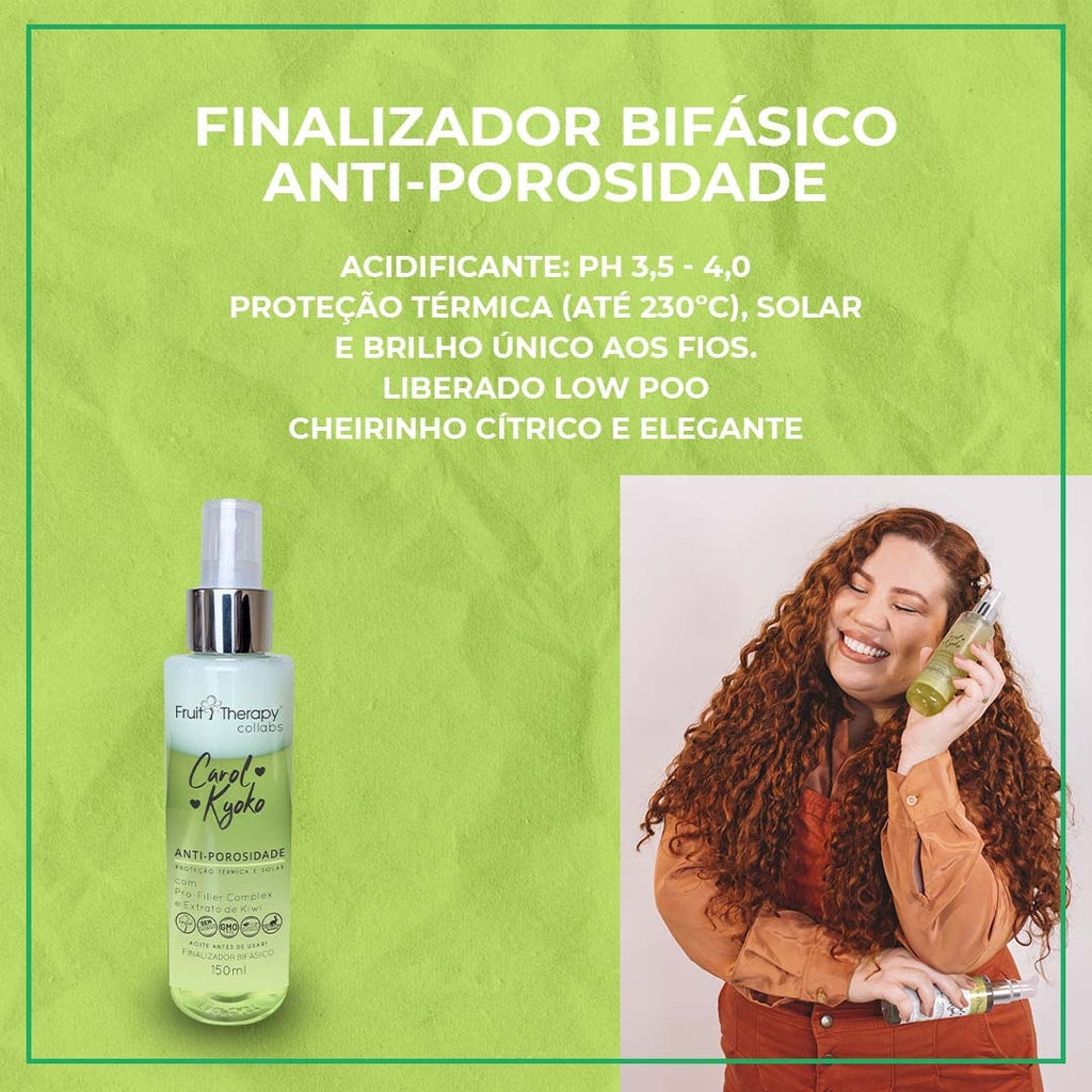 Kit Anti-Porosidade 4 itens+ Detox Esfoliante | Fruit Therapy Collabs Carol Kyoko