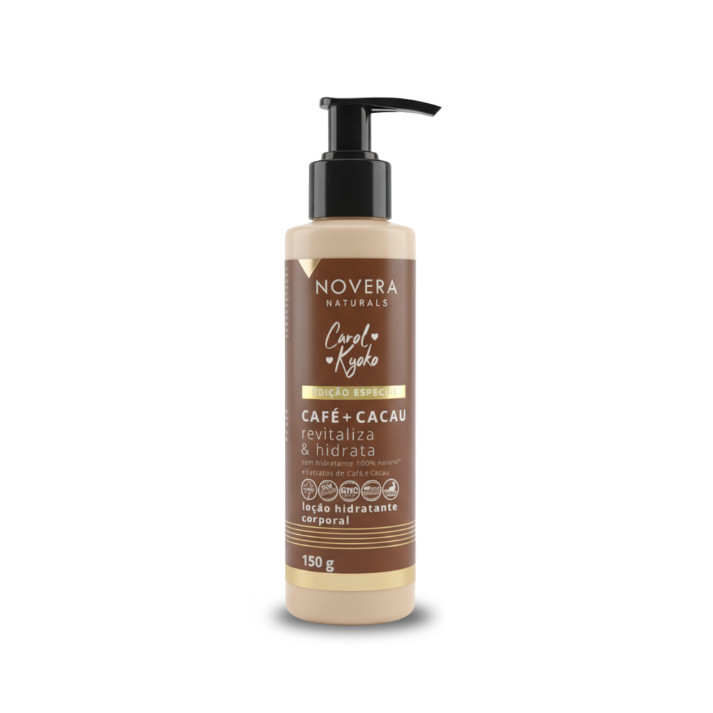 Loção Hidratante Café + Cacau Carol Kyoko 150 g