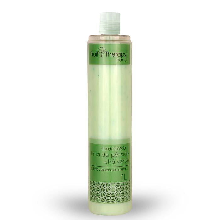 Kit Shampoo + Condicionador Lima da Pérsia e Chá Verde Fruit Therapy Nano 2x1L Cabelo Oleoso ou Misto