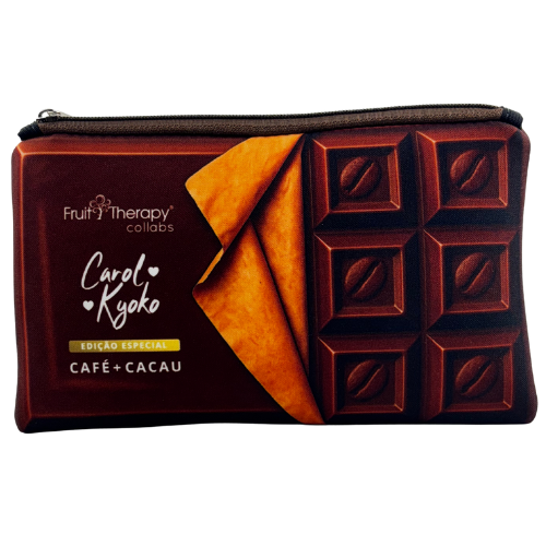 Kit Capilar Café + Cacau Reconstrutor (4 itens) - Carol Kyoko + Necessaire exclusiva