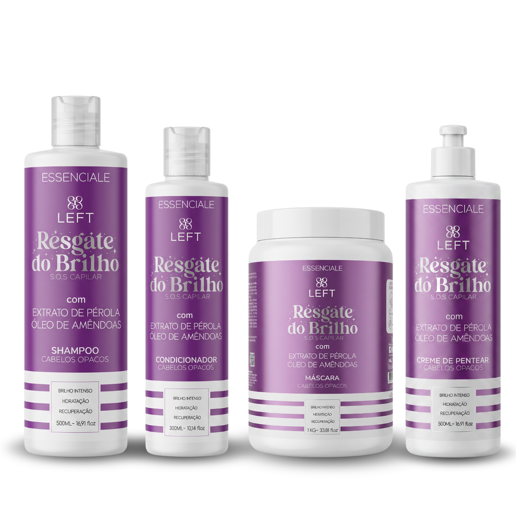Kit Mini Pack Essenciale Resgate do Brilho c/ 4 Produtos