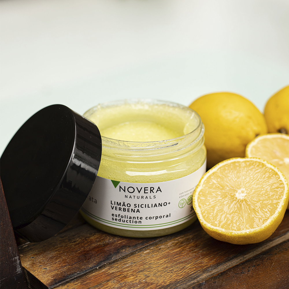 Kit Corporal Novera Naturals Limão Siciliano + Verbena - 4 itens
