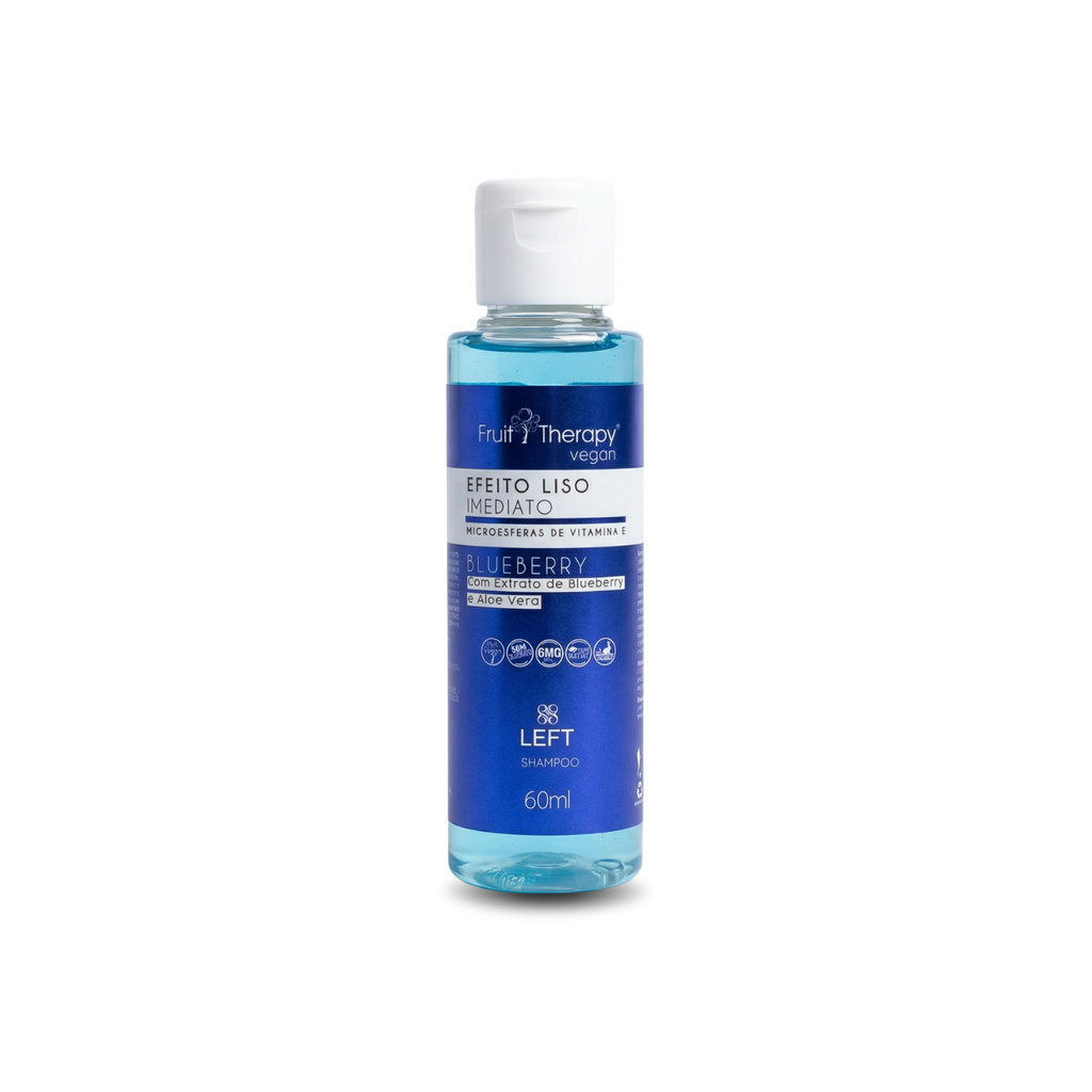 Mini Shampoo Efeito Liso Imediato 60ML - Blueberry