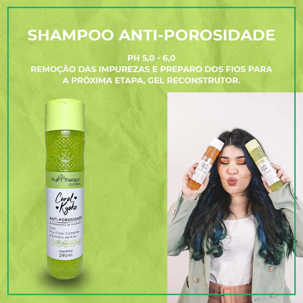 Kit Anti-Porosidade 4 itens | Fruit Therapy Collabs Carol Kyoko