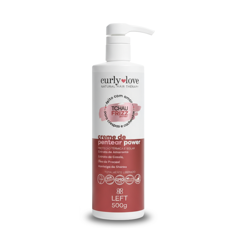 Kit Power Curly Love c/ 6 produtos + brindes - (Shp. + Cond. + Creme de Pentear Power + Másc. + Gelatina + óleo)