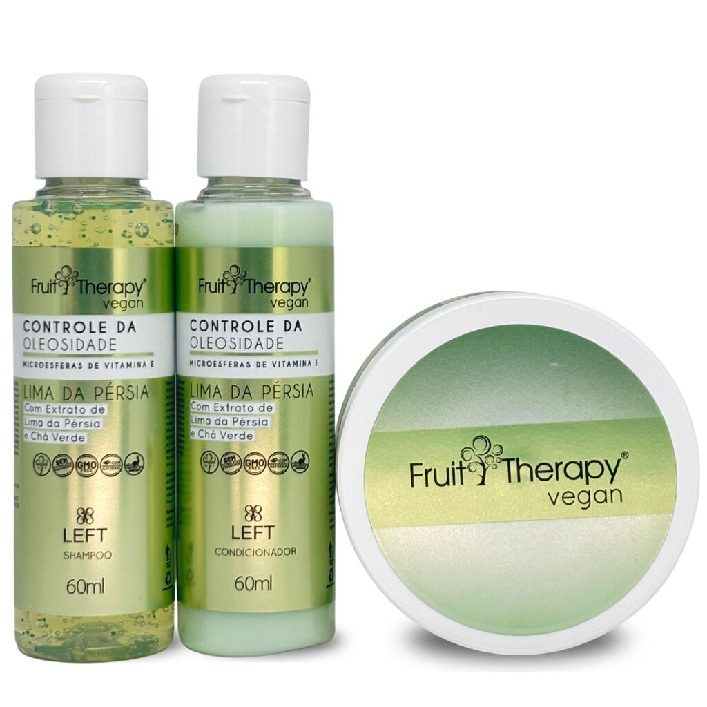 Kit Mini Fruit Therapy Lima da Pérsia Controle da Oleosidade c/ 3 Produtos