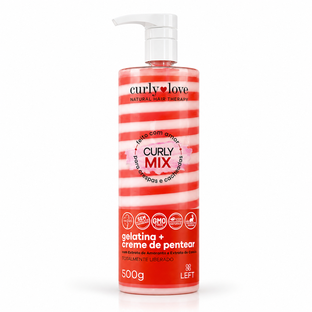 Curly Mix Gelatina + Creme de Pentear 500g - Curly Love