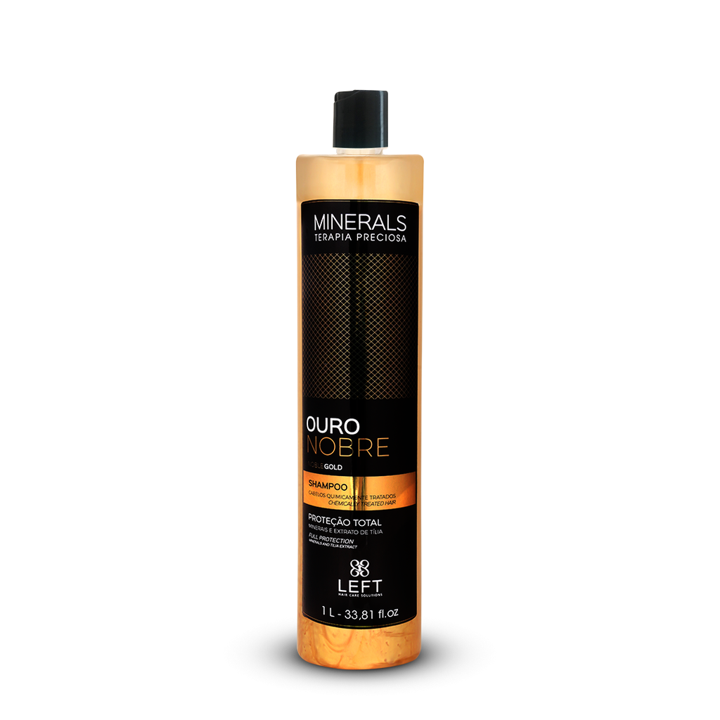 Kit Shampoo + Condicionador Minerals Ouro Nobre 2x1L Cabelos com Química