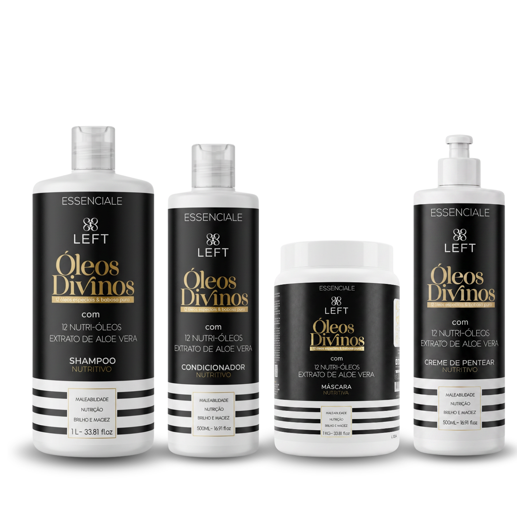 Kit Pack Essenciale Óleos Divinos c/ 4 Produtos