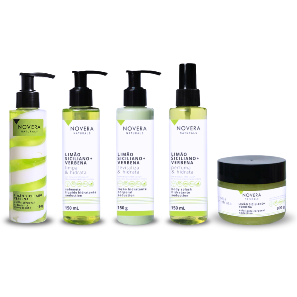 Kit Limão Siciliano + Verbena | Novera Naturals - c/5 Itens