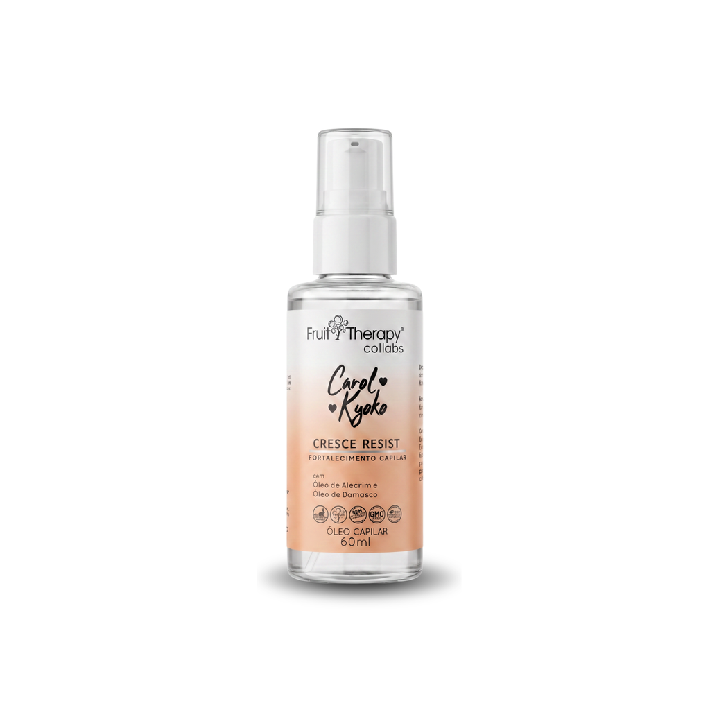 Kit Cresce Resist  c/ 5 itens + Shampoo Detox Esfoliante  | Fruit Therapy Collabs Carol Kyoko