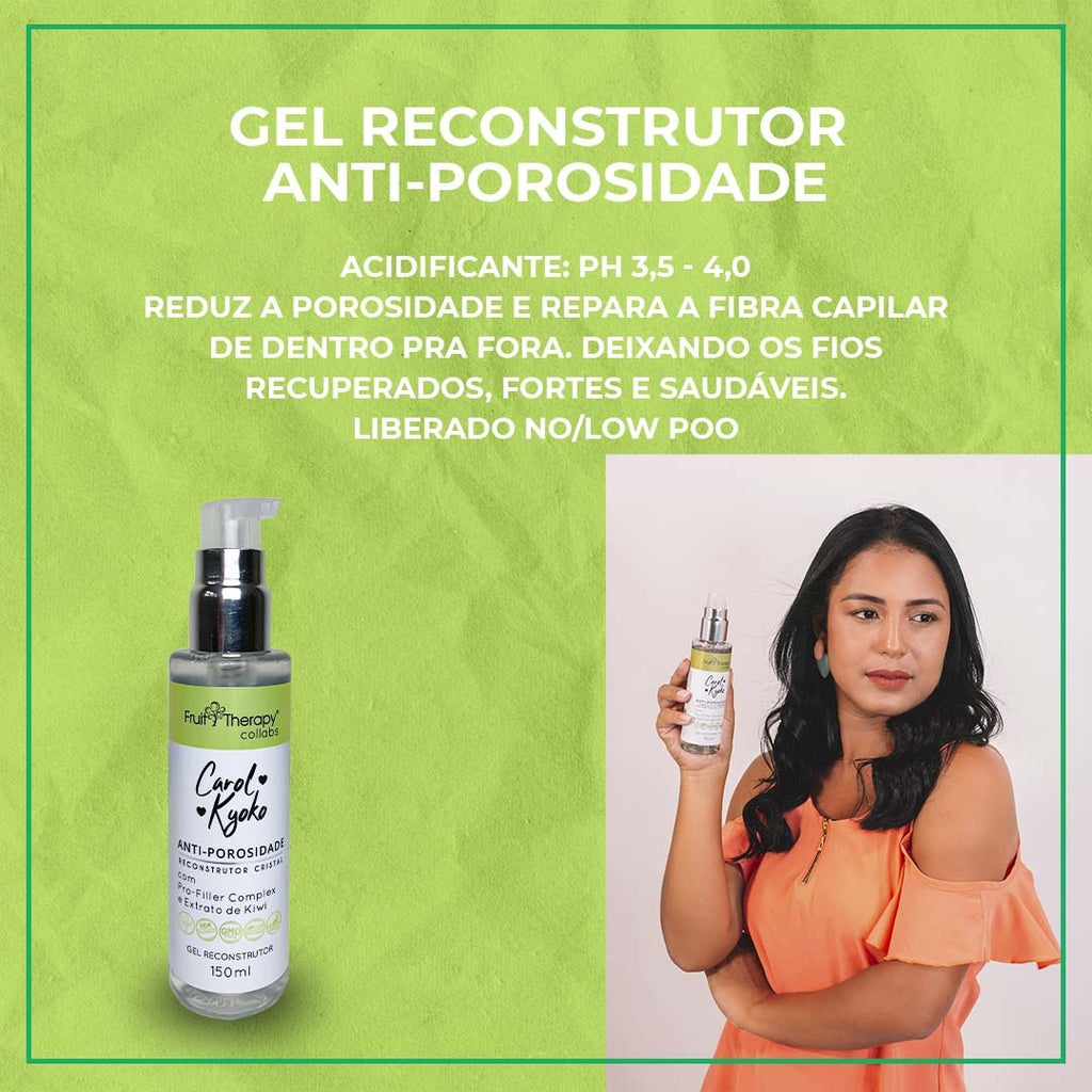 Kit Anti-Porosidade 4 itens+ Detox Esfoliante | Fruit Therapy Collabs Carol Kyoko