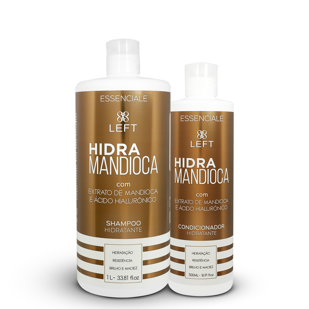 Kit de Tratamento Hidra Mandioca Essenciale (3 itens)