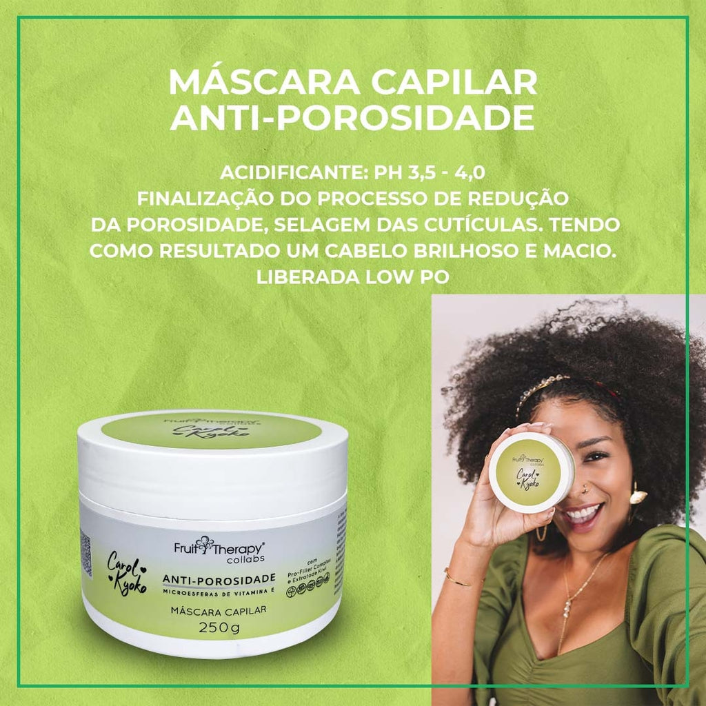 Kit Anti-Porosidade 4 itens+ Detox Esfoliante | Fruit Therapy Collabs Carol Kyoko