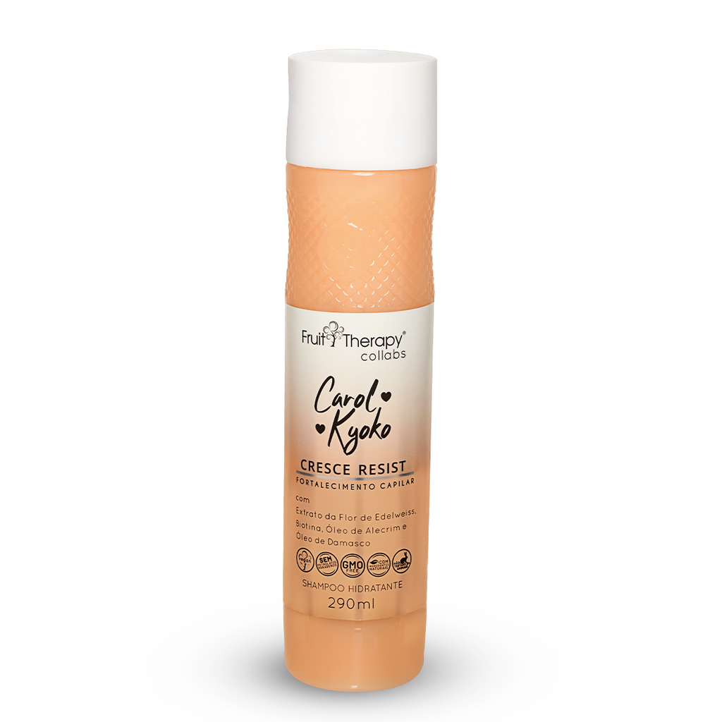 Kit Cresce Resist  c/ 5 itens + Shampoo Detox Esfoliante  | Fruit Therapy Collabs Carol Kyoko