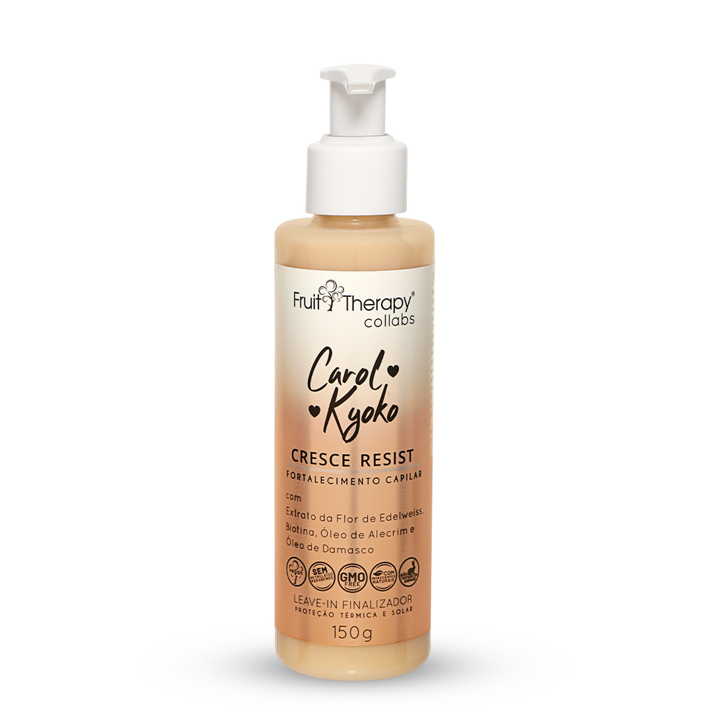 Kit Cresce Resist  c/ 5 itens + Shampoo Detox Esfoliante  | Fruit Therapy Collabs Carol Kyoko