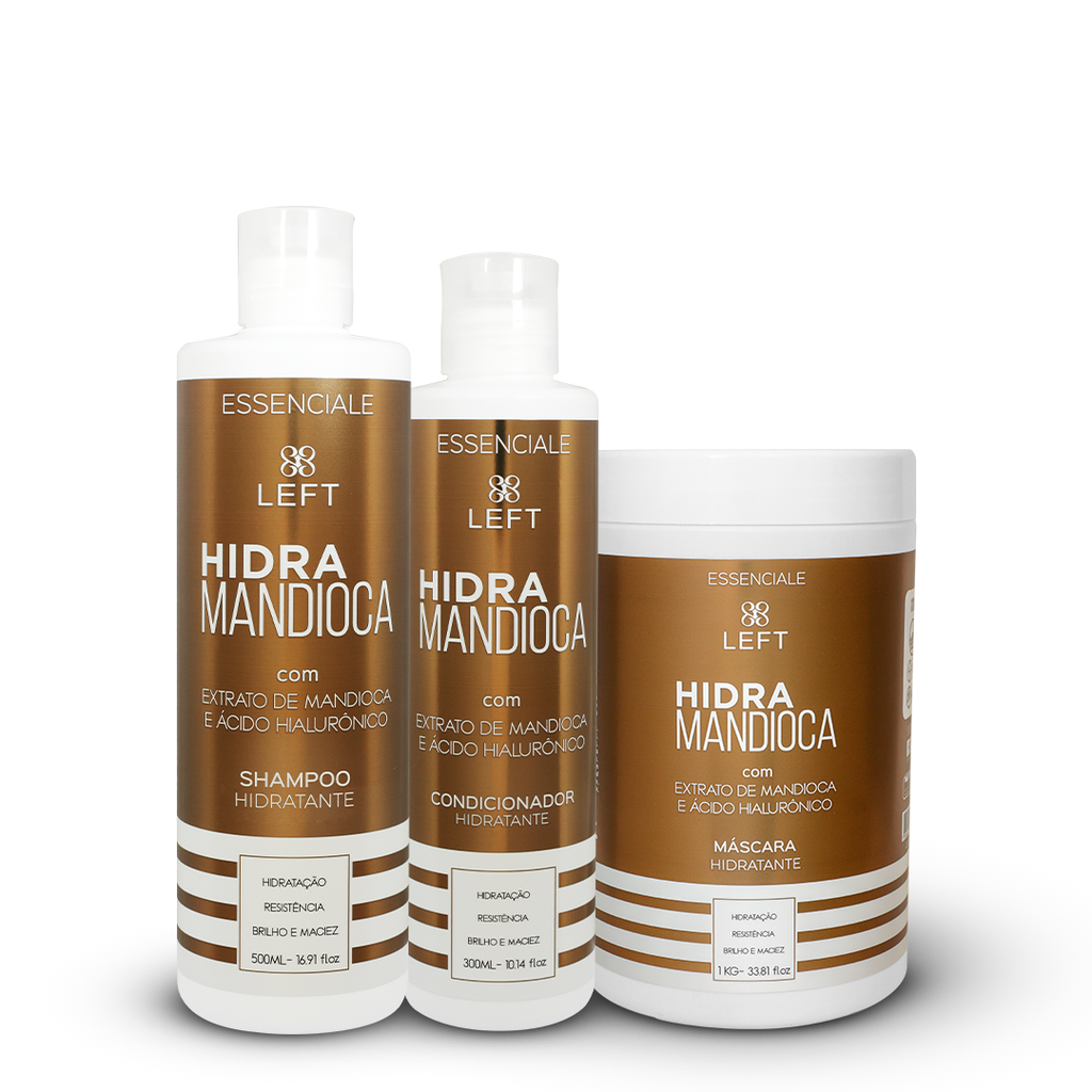 Mini Pack De Tratamento Hidra Mandioca Essenciale (3 Itens)