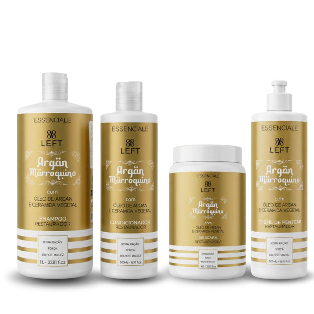 Kit Argan Marroquino Essenciale 4 itens
