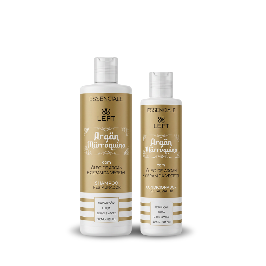 Mini Pack de Tratamento Argan Marroquino Essenciale (3 itens)