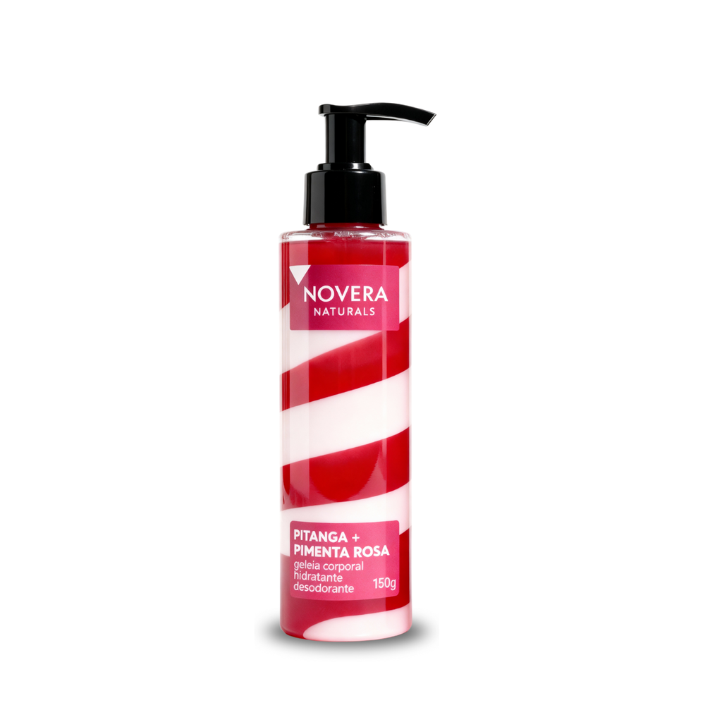 Geleia Corporal Hidratante Pitanga + Pimenta Rosa 150g - Novera