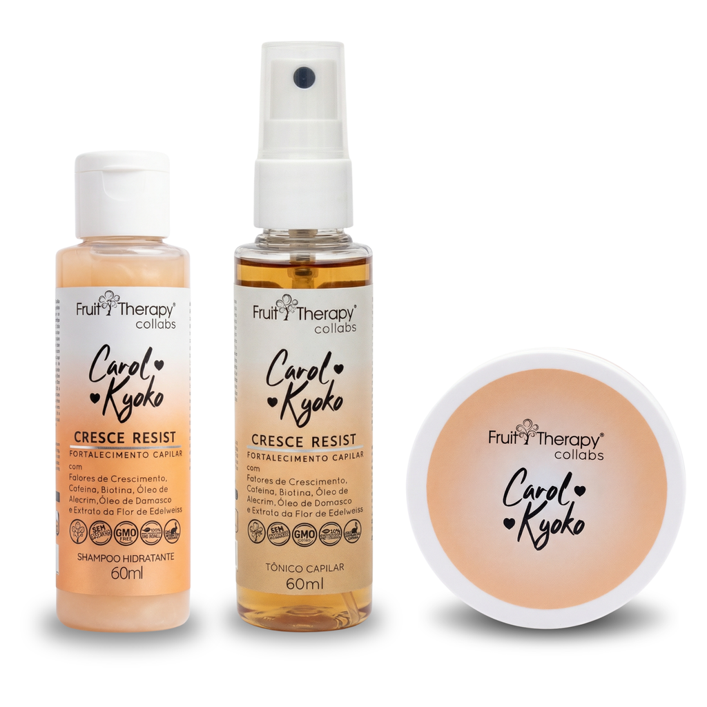 Kit Mini Carol Kyoko Cresce Resist (kit mini c/ 3 Produtos)