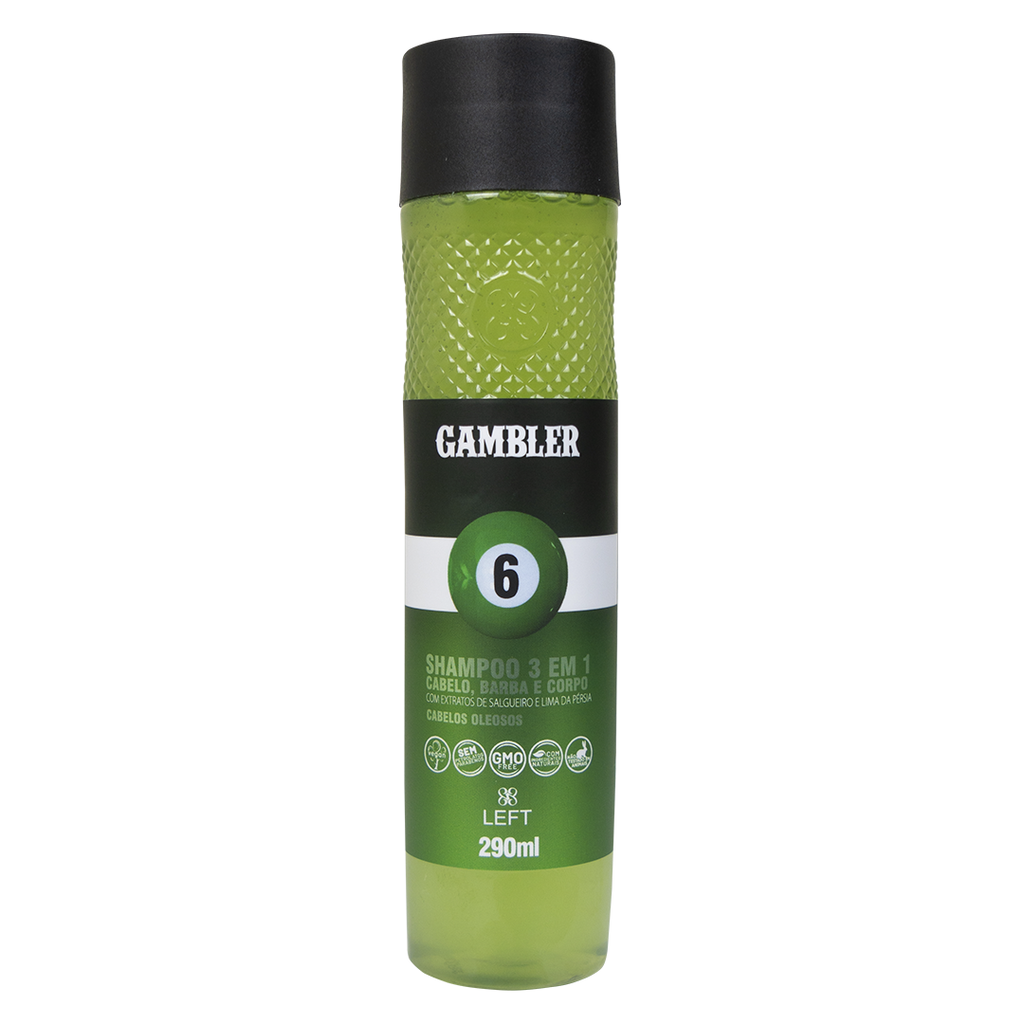 Shampoo Bola 6 Cabelos Oleosos - 3 Em 1 - 290ml