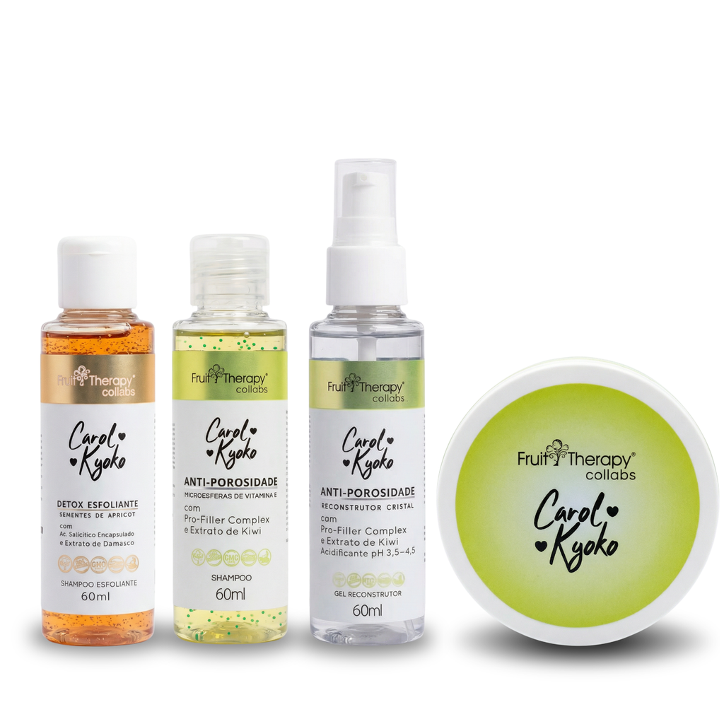 Kit Mini Anti-Porosidade + Detox (4 itens) – Carol Kyoko