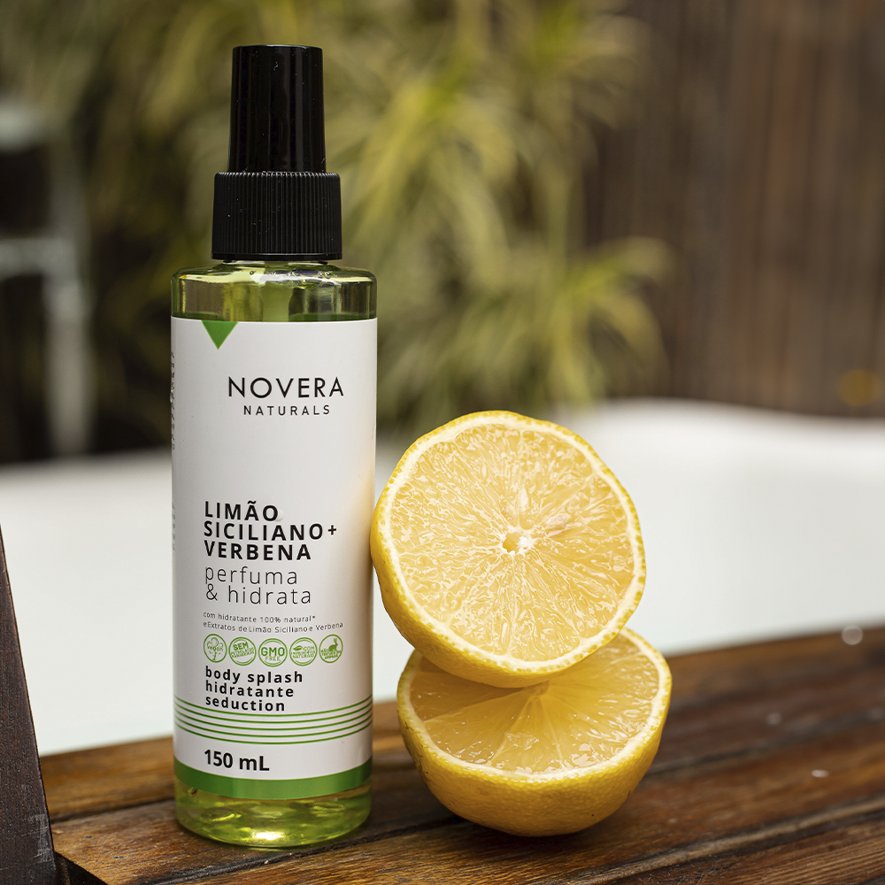 Kit Corporal Novera Naturals Limão Siciliano + Verbena - 4 itens