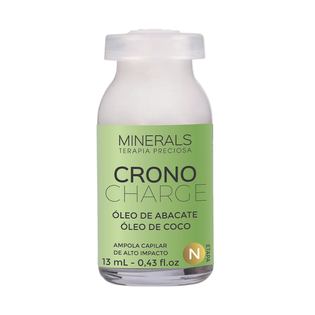 Ampola Minerals Crono Charge Nutrição Óleo de Abacate e Coco - 13ml
