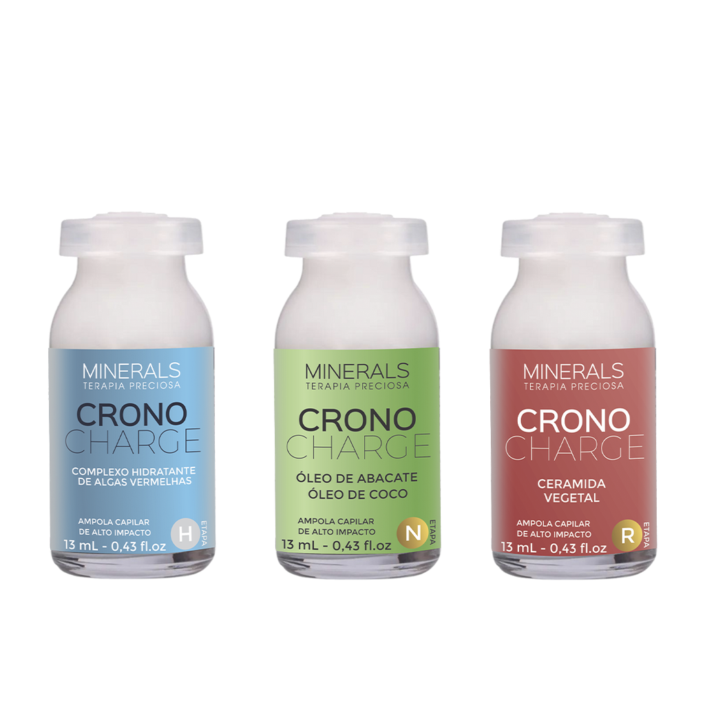 Cronograma Ação Rápida Crono Charge - Ampolas de Hidratação, Reconstrução e Nutrição 3x13ml