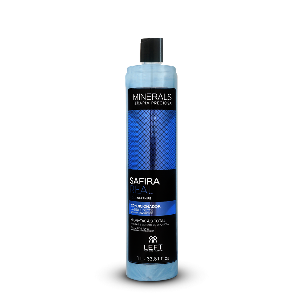 Kit Shampoo + Condicionador Minerals Safira Real 2x1L Cabelos Secos ou Ressecados