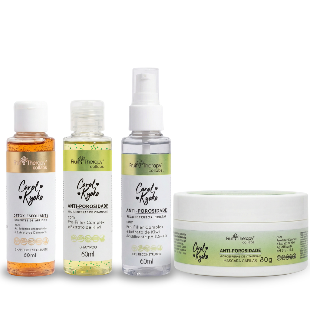 Kit Mini Anti-Porosidade + Detox (4 itens) – Carol Kyoko