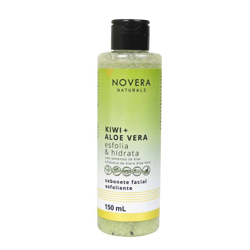 Sabonete Facial Esfoliante Kiwi + Aloe Vera 150 ml