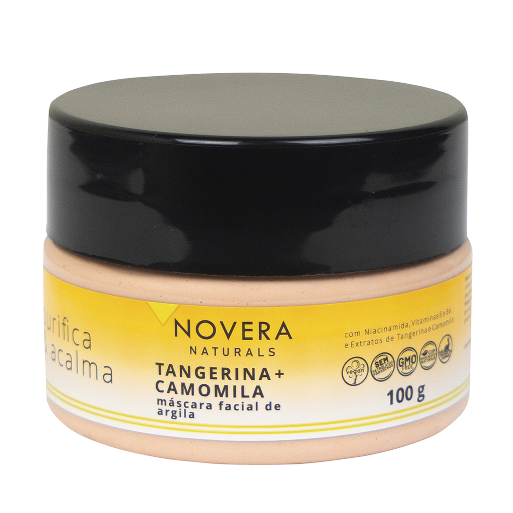 Máscara Facial Argila Tangerina + Camomila 100g