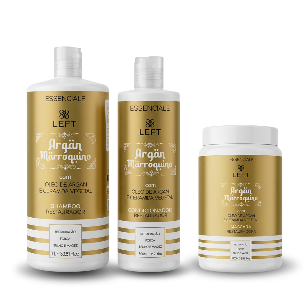 Kit Pack Argan Marroquino | Essenciale - c/3 Itens