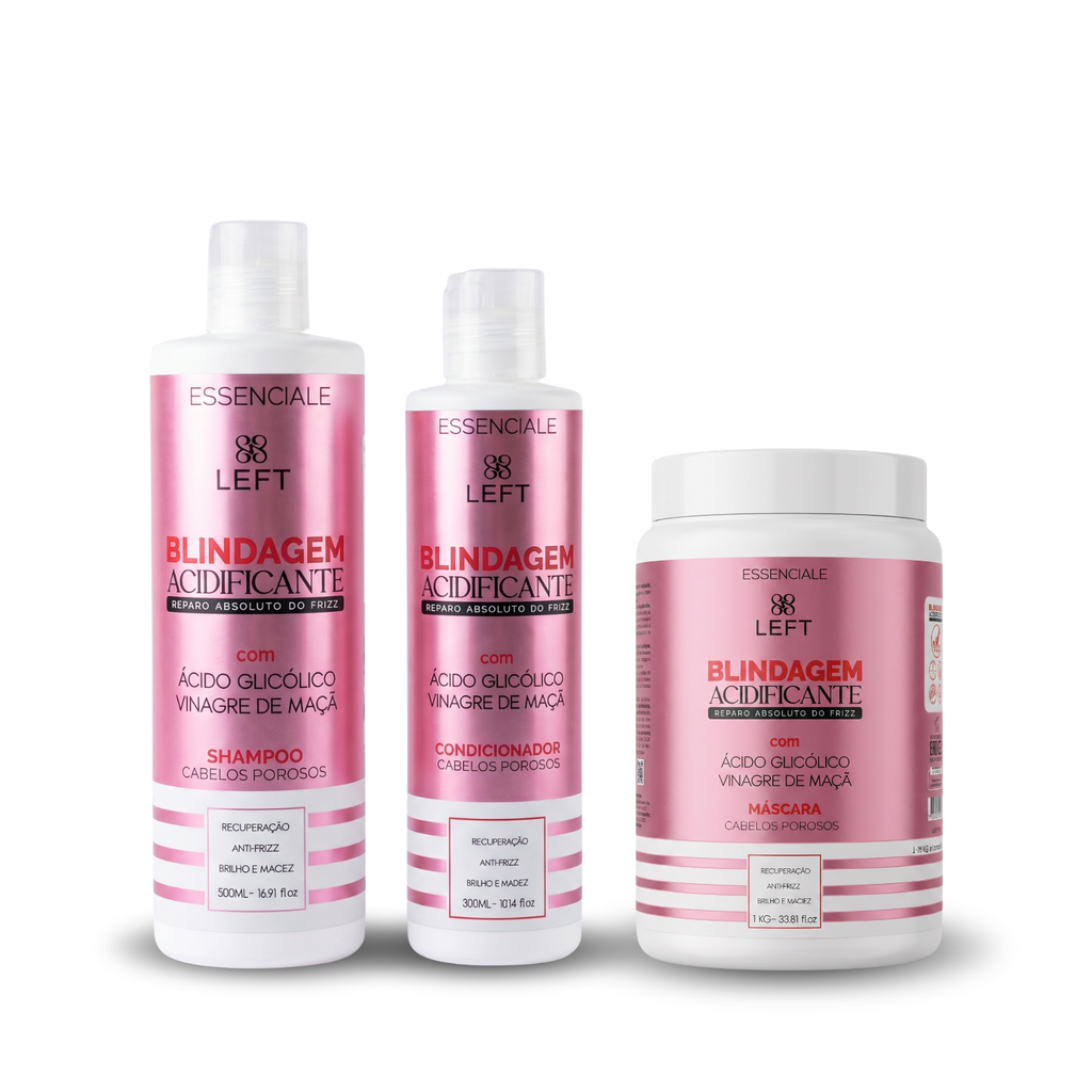 Kit Mini Pack Essenciale Blindagem Acidificante c/ 3 Produtos