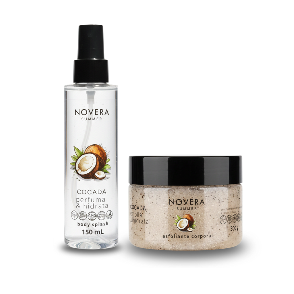 Kit Corporal Novera Summer Cocada - 2 Itens