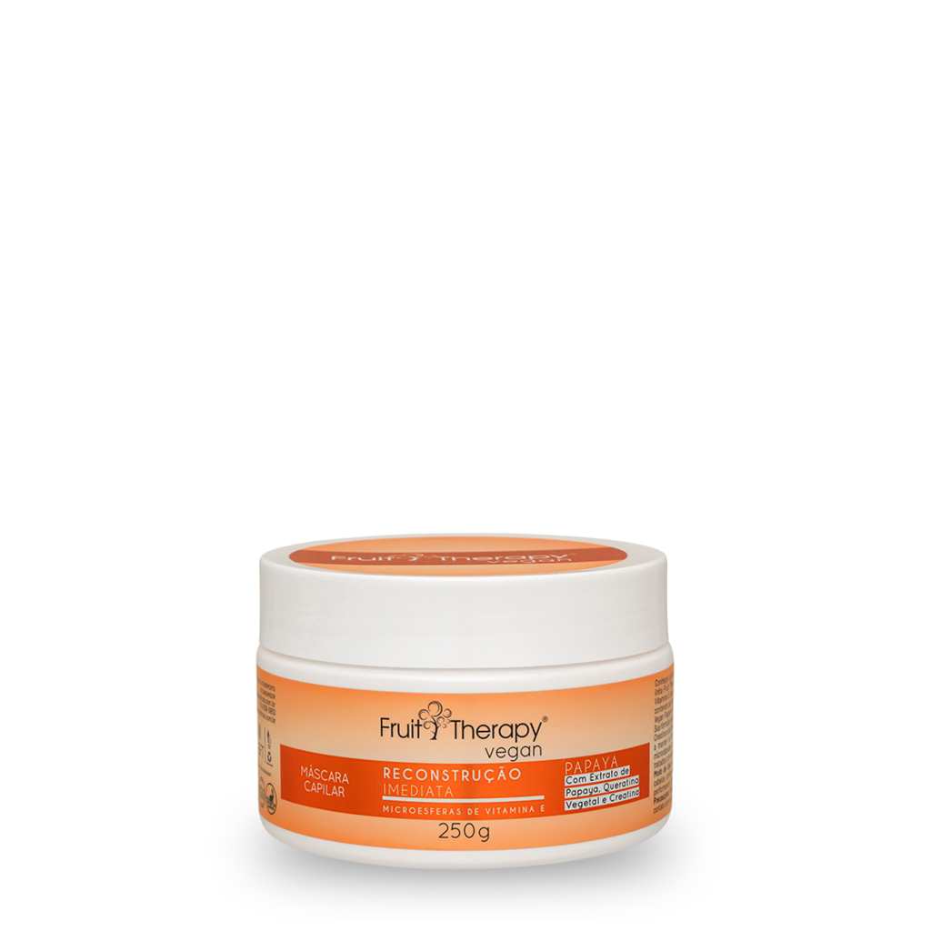 Kit Home Care Reconstrução Imediata Papaya, Creatina e Queratina (4 itens) Cabelo Danificado